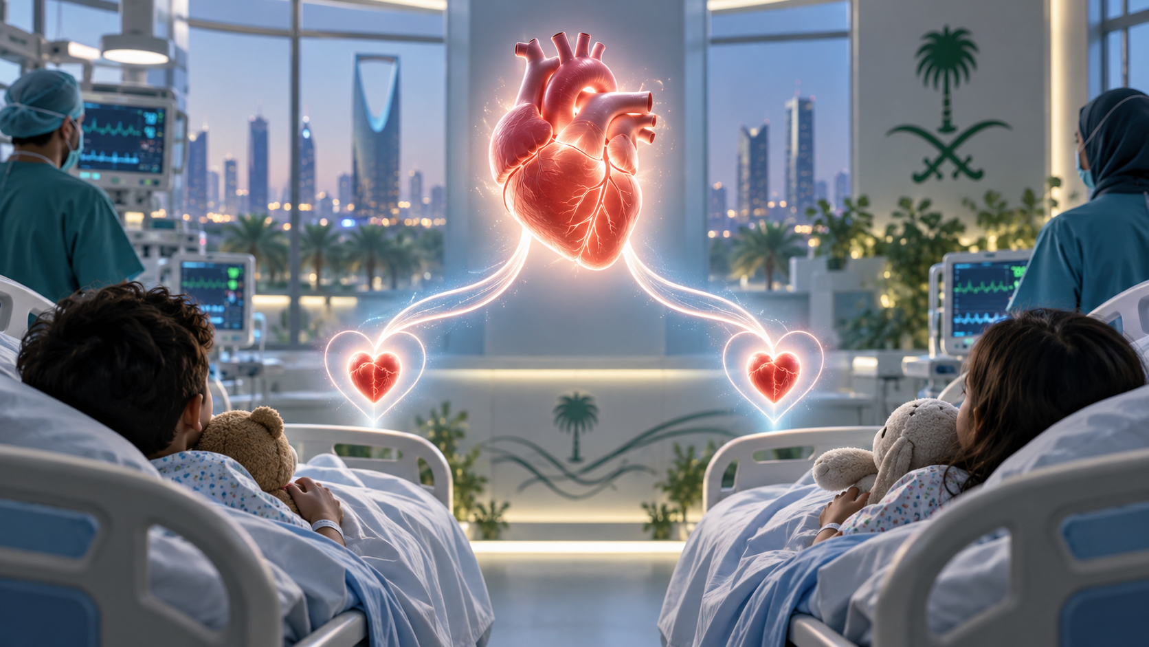 زراعة-قلب-لطفلين-بقلب-متبرع-واحد صحيفة رصد الحدث: أخبار السعودية والخليج والعالم لحظة بلحظة